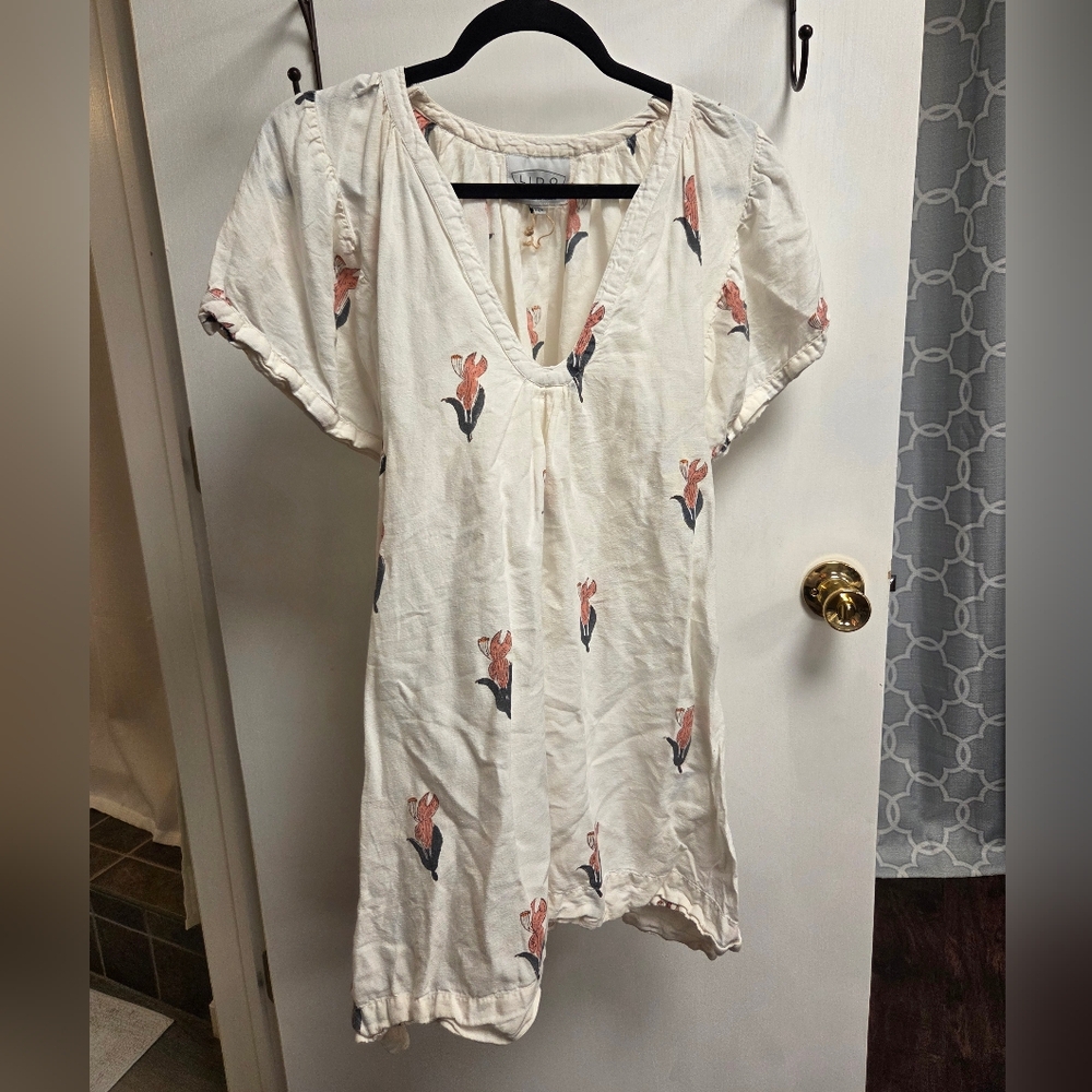 Boho V-Neck Floral Dress